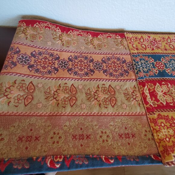 Pierre Deux French Country Woven Tapestry Design Table Runner - New - Picture 7 of 8